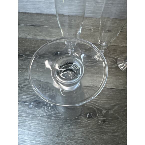 Vintage Arc France 9.5” Stemware Toasting Wine Champagne Glasses ~Set Of 4 - Picture 9 of 10